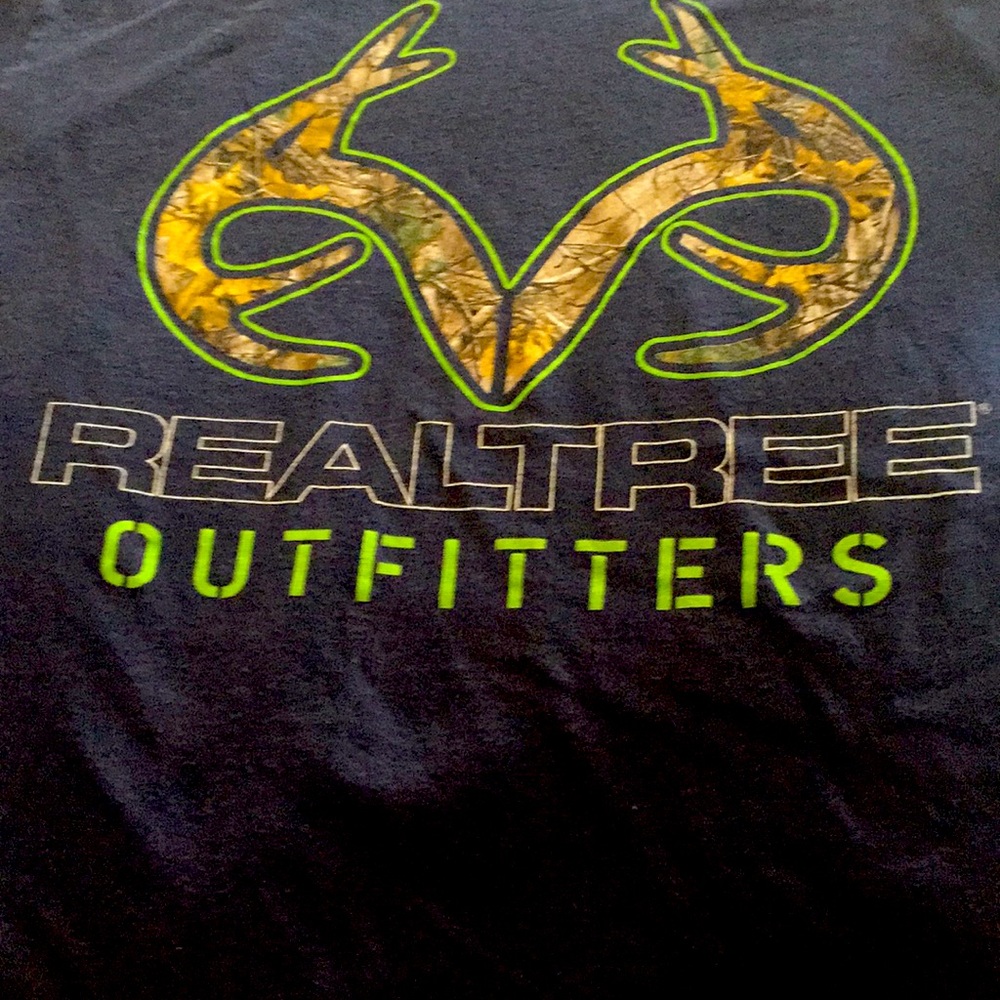 Blue,green and Camo tee